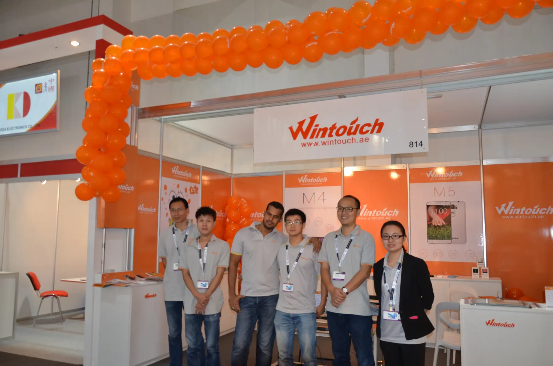 Wintouch team at GITEX Technology Week Dubai 2014