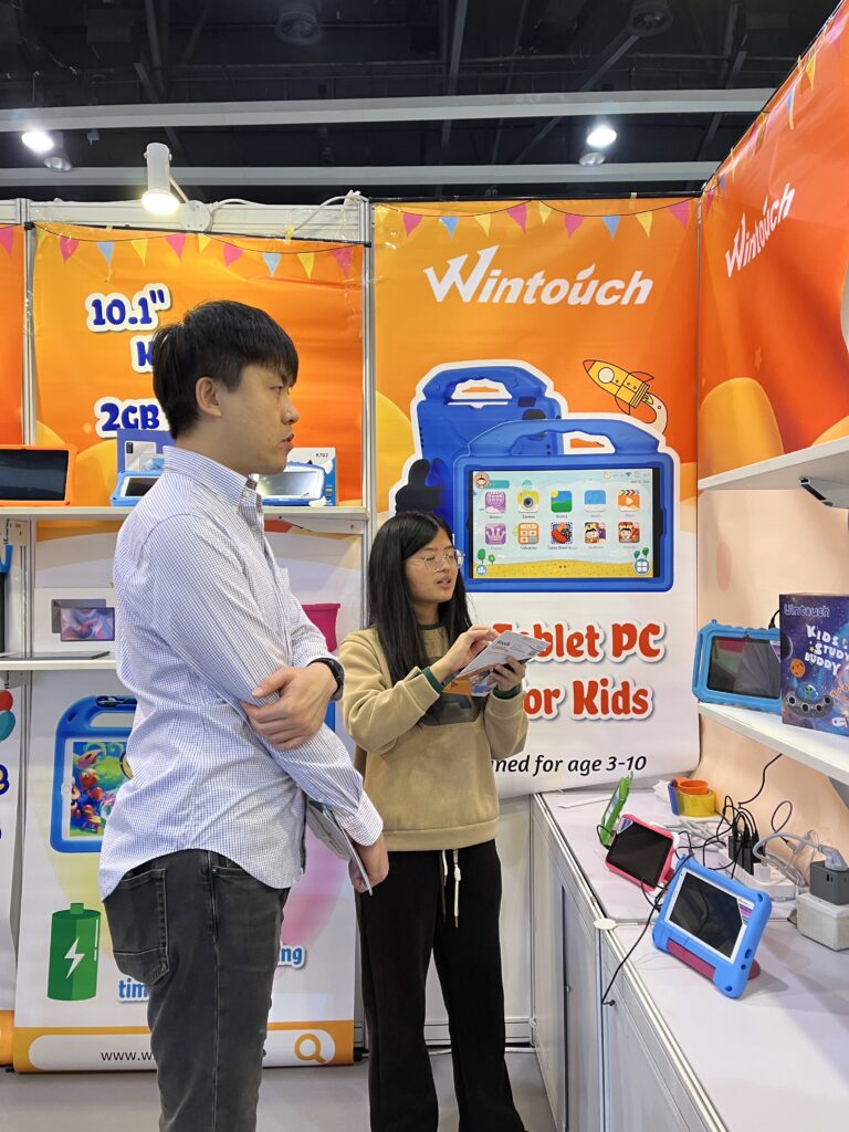 Wintouch kids Tablets at HKTDC Hong Kong Toys & Games Fair 2024