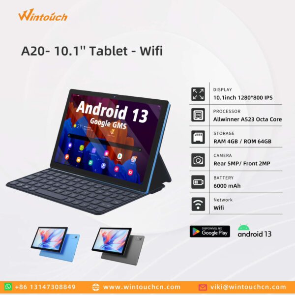 Wintouch A20 Android 13 Tablet 4GB RAM 64GB ROM Wifi