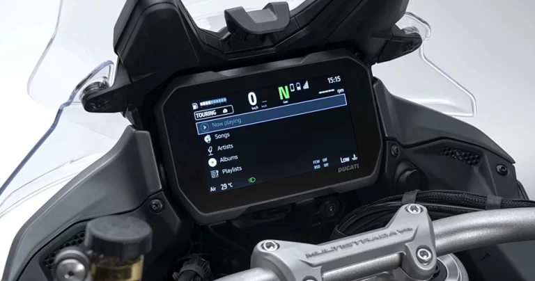 Rugged tablet for motorcycle