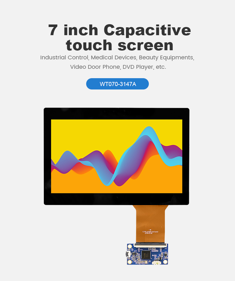 7 inch 1024x600 capacitive touch screen