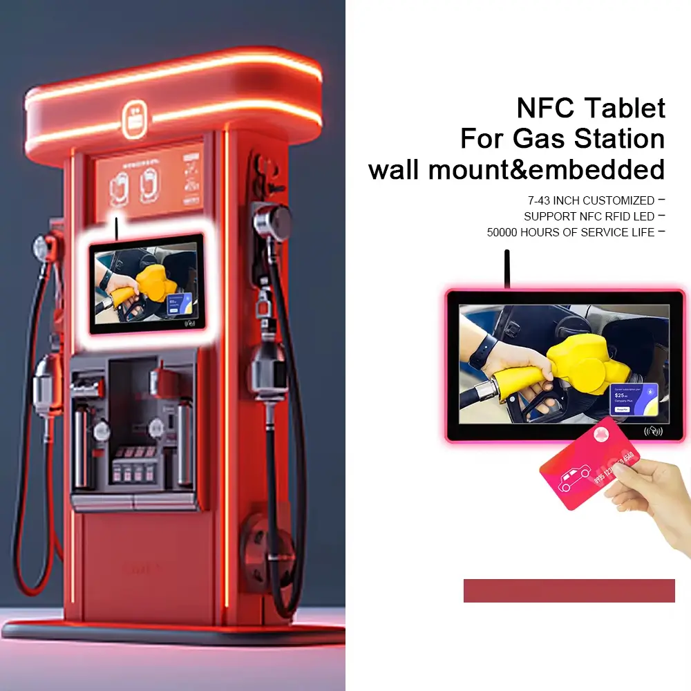 Tablet for Gas Station Charging Station
