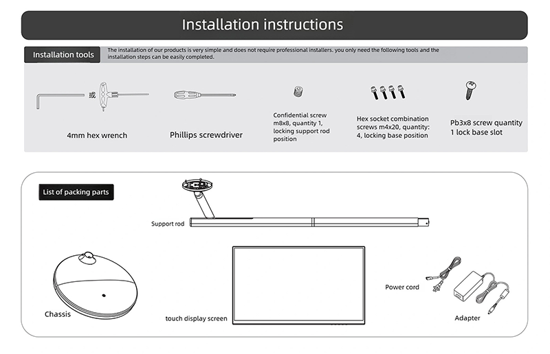 portable smart touch screen tv​ 9